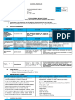 Sesión de Aprendizaje - Semana 13