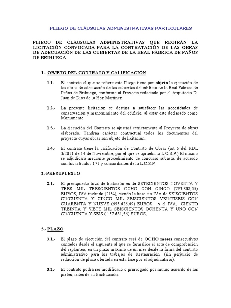 pliego-de-cl-usulas-administrativas-particulares-pdf-finanzas-y-dinero
