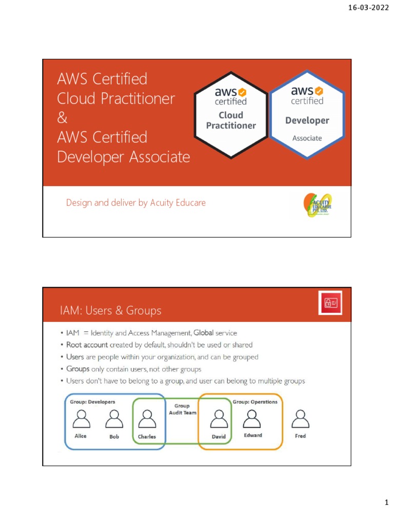 AWS IAM Best Practices Guide | PDF | Business | Computers