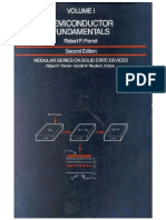Semiconductor Fundamentals-2ed R. F. Pierret Prentice Hall 1988 PDF