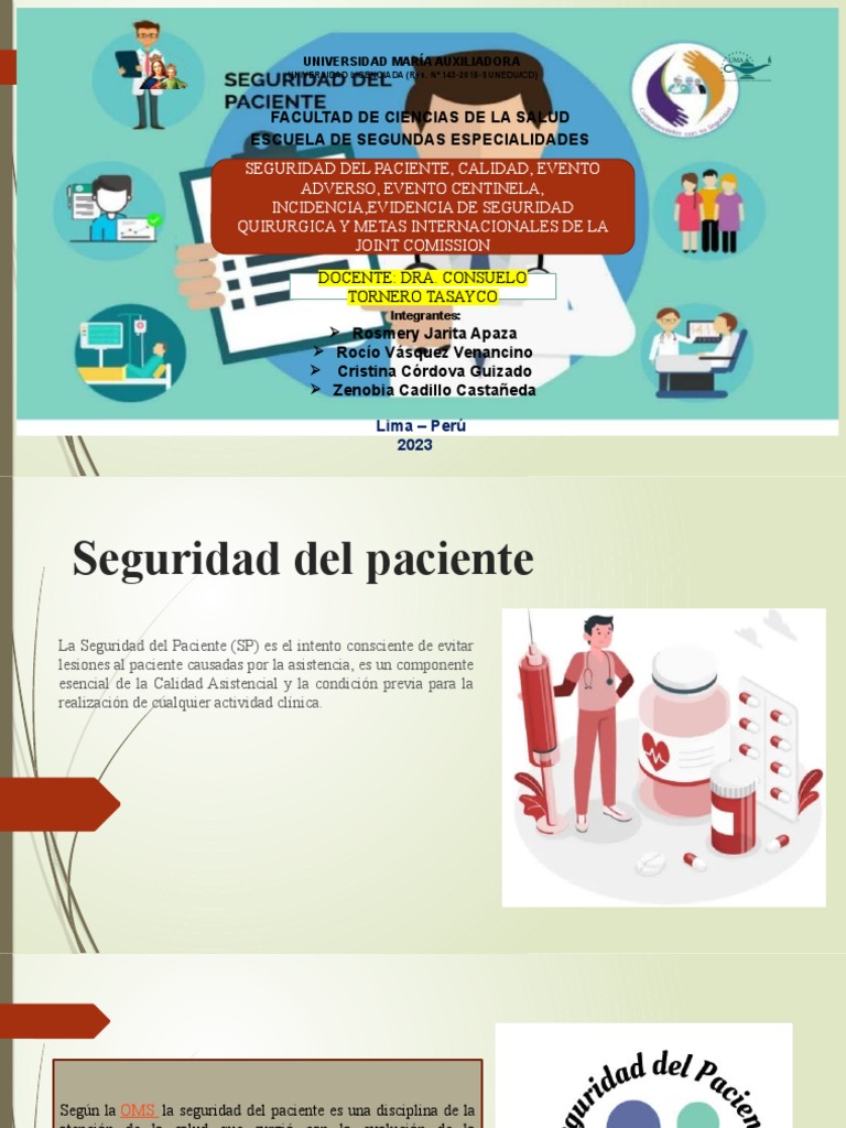 Análisis de Eventos Centinela en Salud | PDF | Seguridad del paciente ...