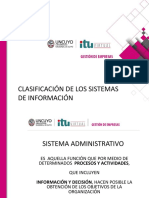 Clasificación de Los Sistemas de Información