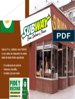 Subway: sándwiches, submarinos y ensaladas