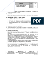 IY-TARIS-001 Puntos de Acopio de Residuos Solidos