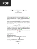 A Simple Proof of AdaBoost Algorithm