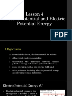 Module 4 Electric Potential and Electric Potential Energy PDF