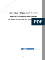 User Manual for APS-1897 Sequential PM Sampler