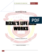 Module-Rizal S Life and Works