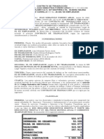 Contrato de Transacción para Precaver Un Litigio Laboral