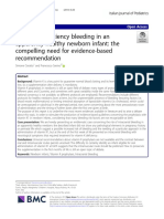 Vitamin K Deficiency Bleeding in An PDF