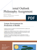 Professional Outlook Philosophy Assignment 1