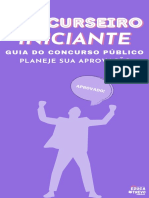 ✅ Concurseiro inciante