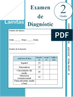 2do Grado - Examen de Diagnóstico 