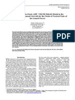 Application of The Fuzzy AHP - VIKOR Hybrid Model in The Selection of An Unmanned Aircraft For The Needs of Tactical Units of The Armed Forces
