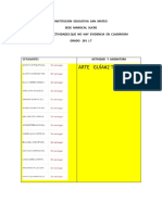 Reporte de Evidencias Que Faltan en Classroom PDF