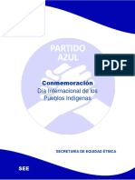 Conmemoración: Día Internacional de Los Pueblos Indígenas