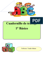 Cuadernillo de Trabajo Letras 1° Bas