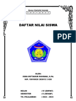 Buku Nilai Kelas 4 Skodasuga SMT 2 TH 22-23