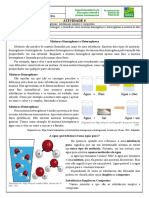 Misturas Homogêneas e Heterogêneas