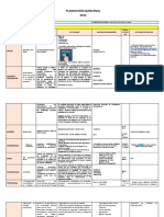 Planificación quincenal octavo A 2022