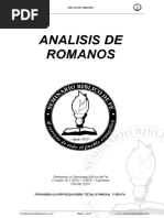 Análisis de Romanos PDF