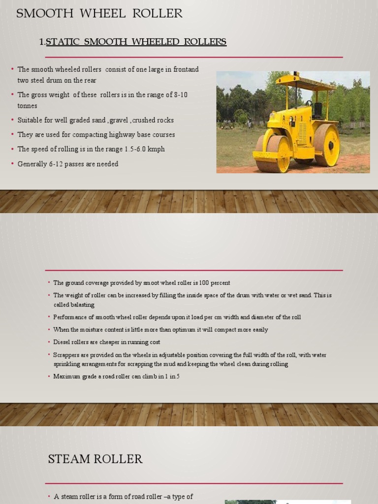 Types of Rollers PDF Manufactured Goods Mechanical Engineering