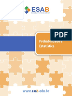 Probabilidade e Estatistica 1 PDF