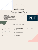 Analisa Dan Pengolahan Data - Kel. 3