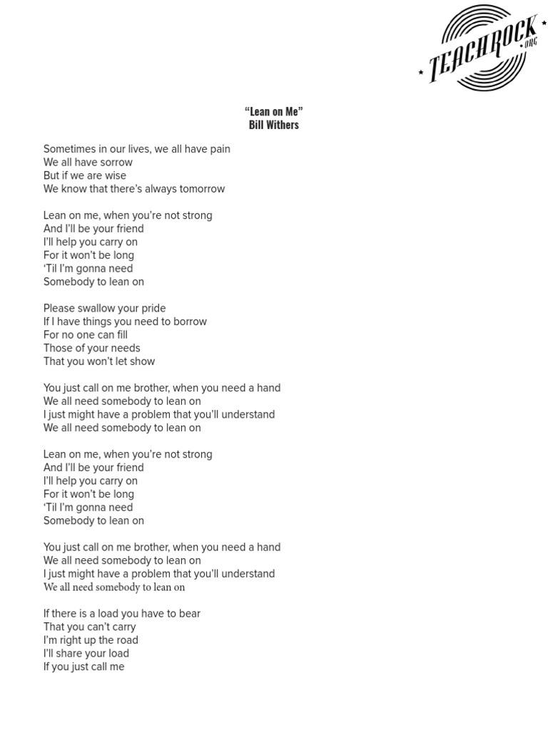 lean-on-me-lyrics-pdf