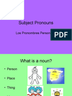 2A Subject Pronouns