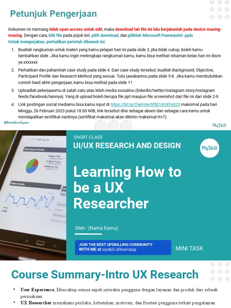 Case Study Research To Insight UI UX Februari | PDF | Karier ...