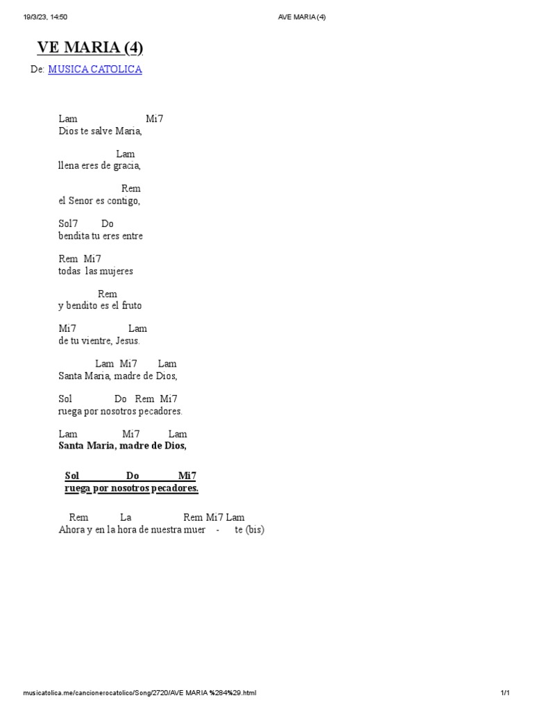 Ave Maria | PDF