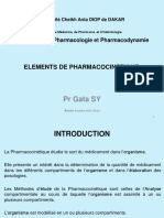 Eléments Pharmacocinétique