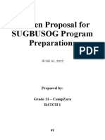 SUGBUSOG Garden Proposal