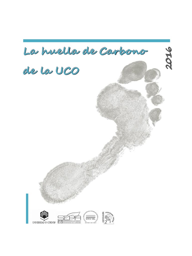 Huellac2016 PDF | PDF | Gases de efecto invernadero | Huella de carbono