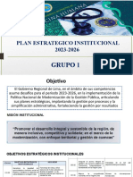Plan Estrategico Institucional 2023-2026. Final