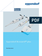 Eppendorf - Liquid Handling - Operating Manual - Research Plus - Eppendorf Research Plus