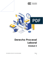 Guía de Aprendizaje Unidad 3 - Derecho - Procesal - Laboral