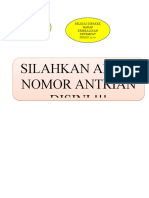 Silahkan Ambil Nomor Antrian Disini !!!