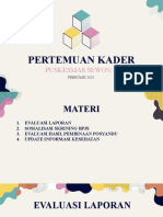 Pertemuan Kader Jumat