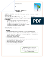 6to Grado Plan de Tarea P.A. 3 PDF