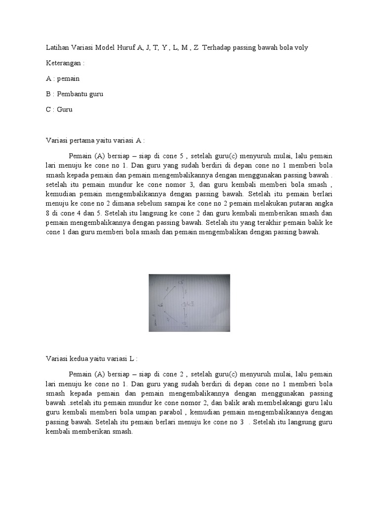 Latihan Variasi Model Huruf | PDF