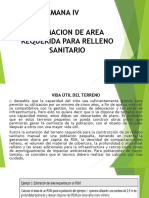 (Semana 04) Estimación de Area para Relleno Sanitario PDF