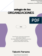 Tipología de Las Organizaciones PDF