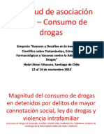 Magnitud de Asociaci N Delito Consumo de Drogas Mariano Montenegro