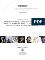 La Enseñanza Artística A Través Del Retrato en 4o. de E.S.O. en La Materia de Educación Plástica, Vi PDF