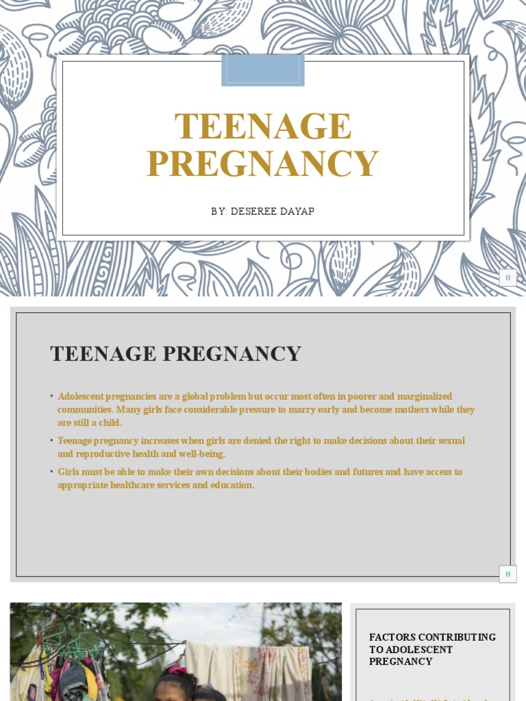 Addressing Teenage Pregnancy Issues | PDF | Teenage Pregnancy | Pregnancy