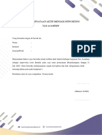 Surat Pernyataan Aktif Menjadi Supporting Tax Academy PDF
