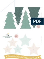 Zublog CALENDRIER AVENT 2020 Sapins Etoiles Banderolle PDF