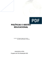 POLÍTICAS E GESTÃO EDUCACIONAL